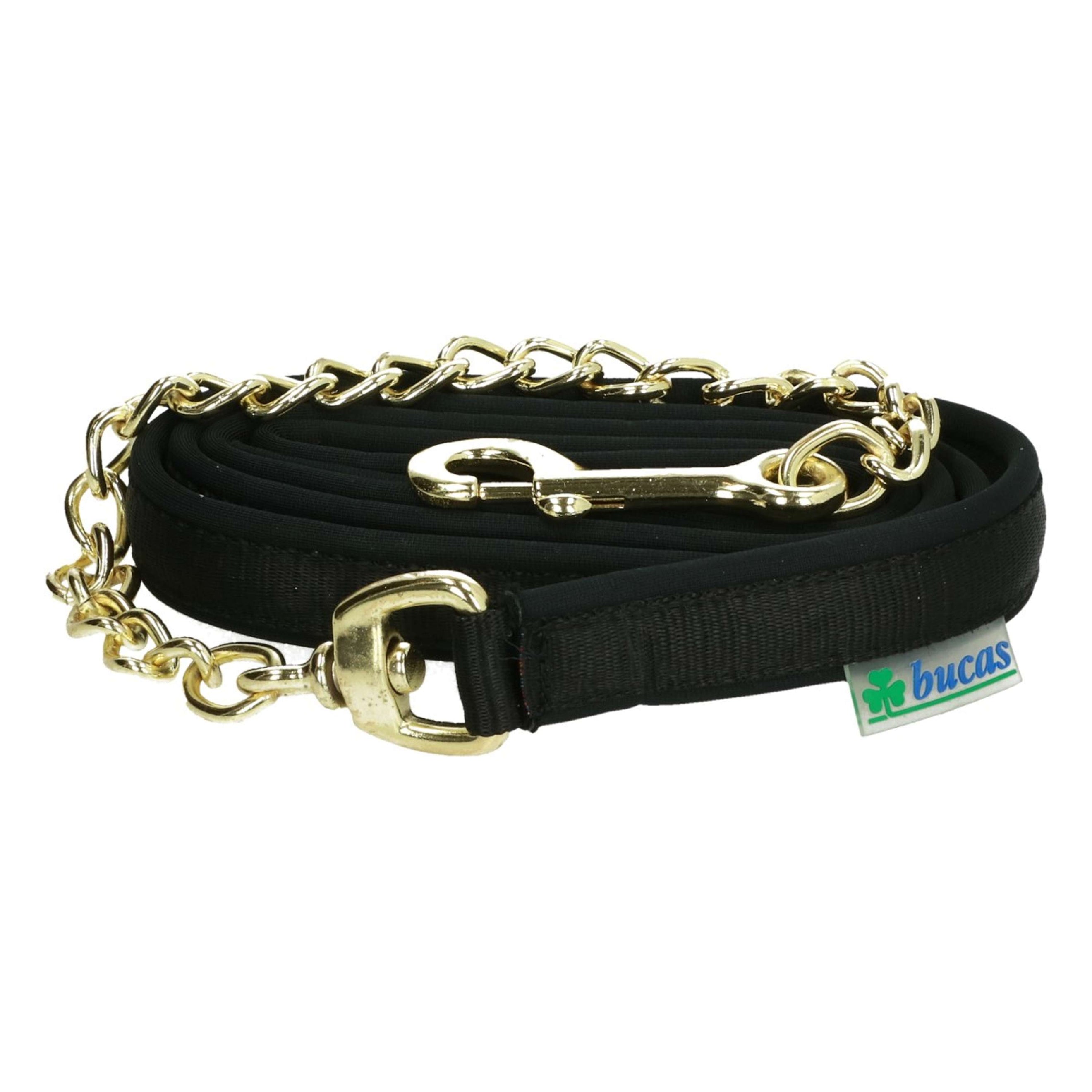 Bucas Stallion Chain Lead Black Bucas Stallion Chain Lead Black