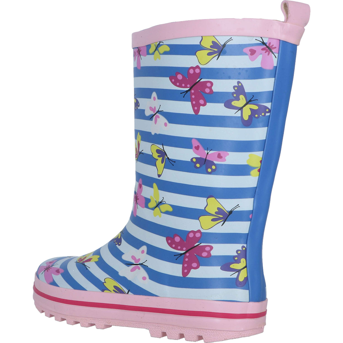 Gevavi Girls Boots Vlinder Rubber Pink