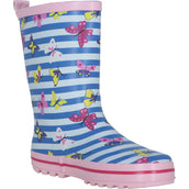 Gevavi Girls Boots Vlinder Rubber Pink