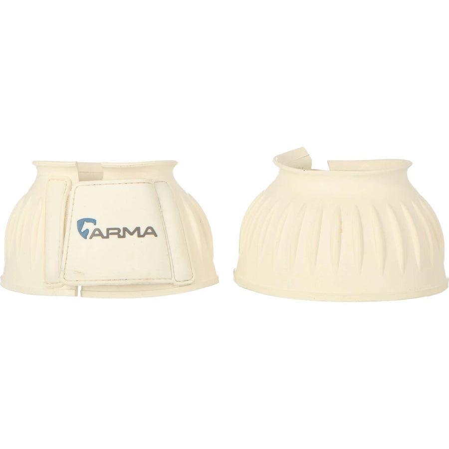 Arma by Shires Bell Boots Touch Close White