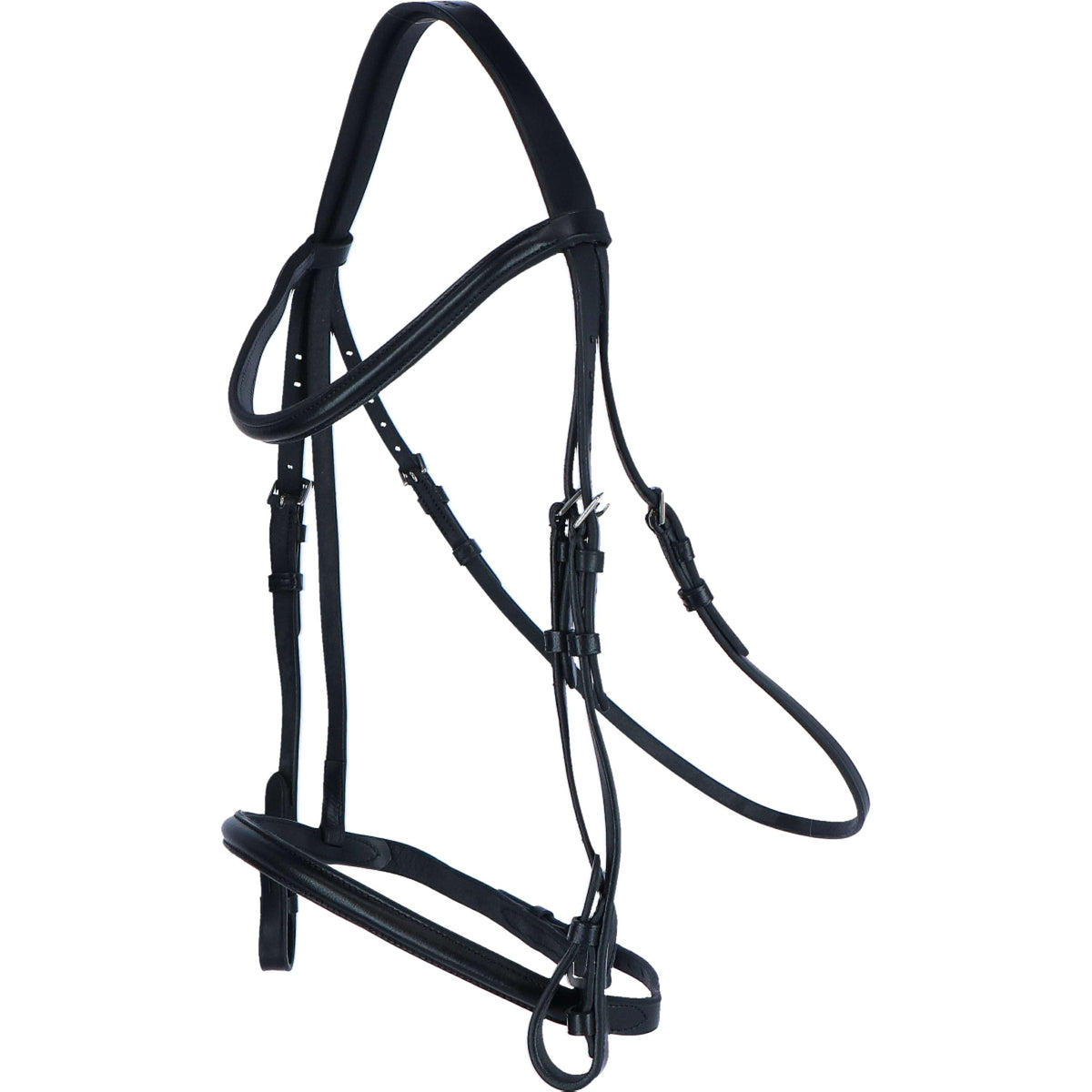 Aviemore by Shires Bridle Raised Cavesson Black