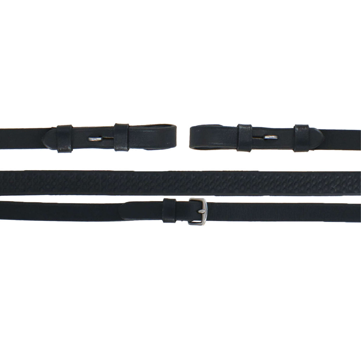 Aviemore by Shires Reins Soft Rubber Grip Black