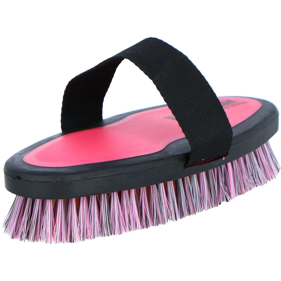 Ezi-groom by Shires Body Wash Brush Bright Pink