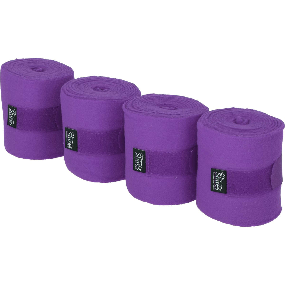 Shires Bandages Fleece Purple