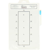 Shires Learner Dressage Test Board White