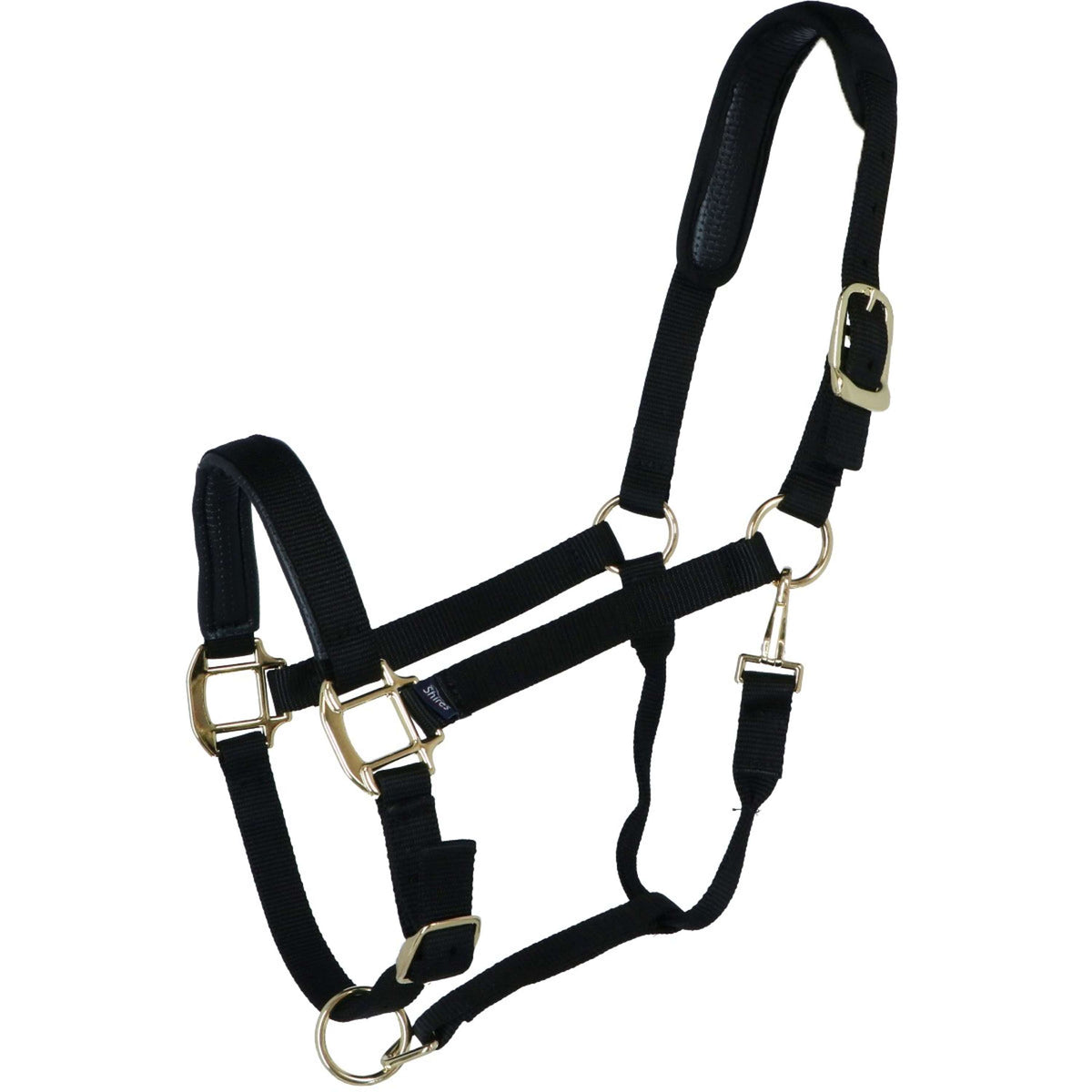 Shires Headcollar Topaz Nylon Black