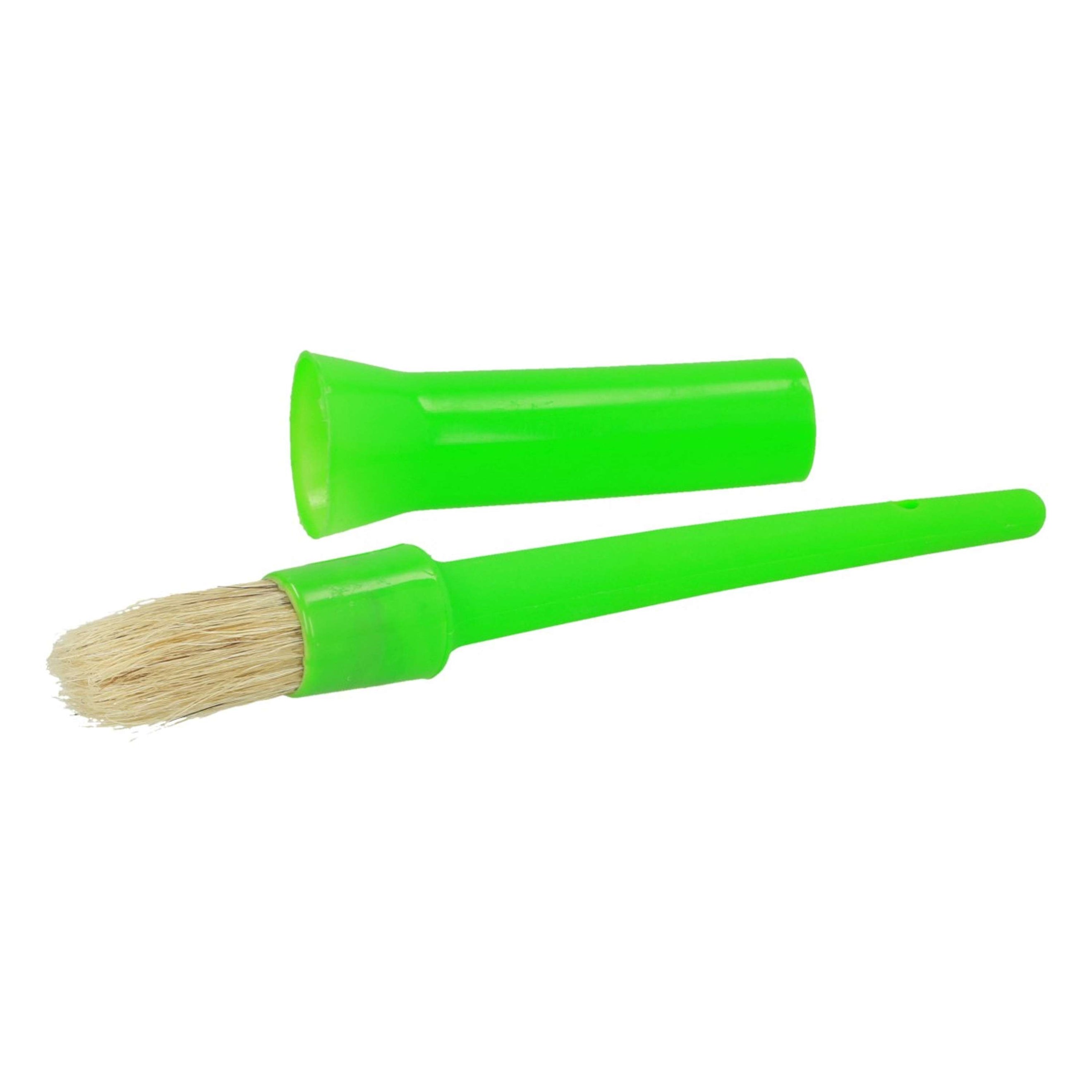 Shires Hoof Oil Brush Plastic Lime Green