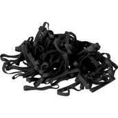 Shires Plaiting Bands Silicone Black