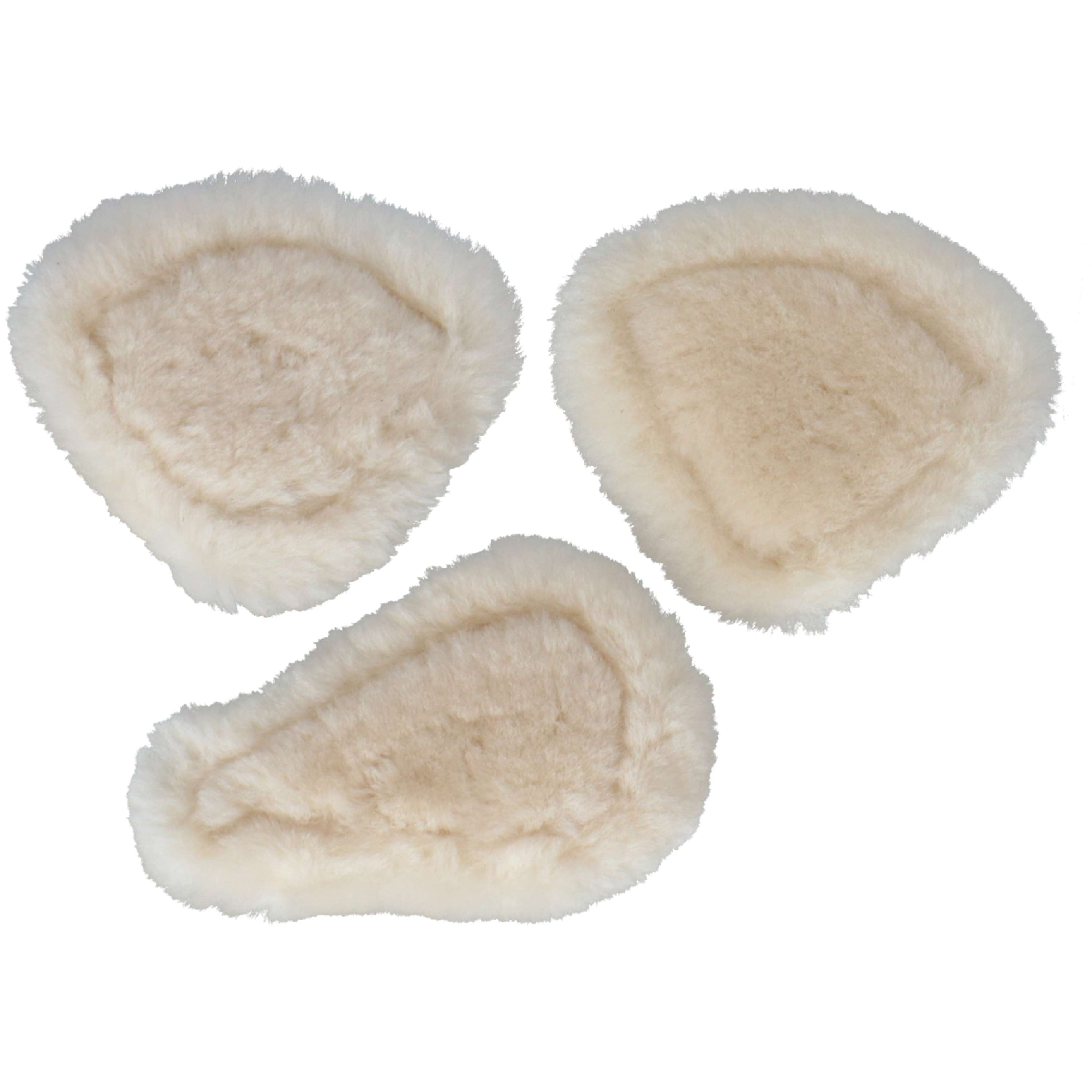 Shires Sheepskin Pad White