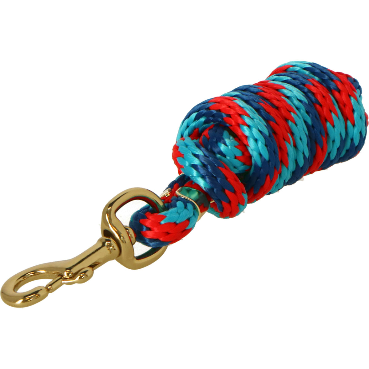 Shires Lead Rope Topaz Navy/Red/Turqouise