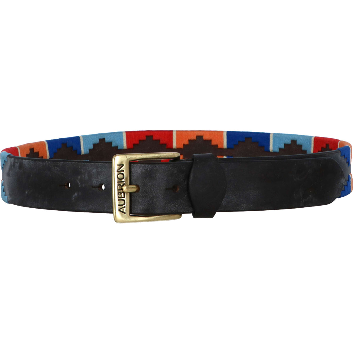 Shires Drover Polo Belt Drover Turquoise/Red/Orange/Blue