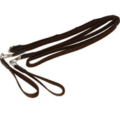 Shires Draw/Running Reins Cotton Web Brown