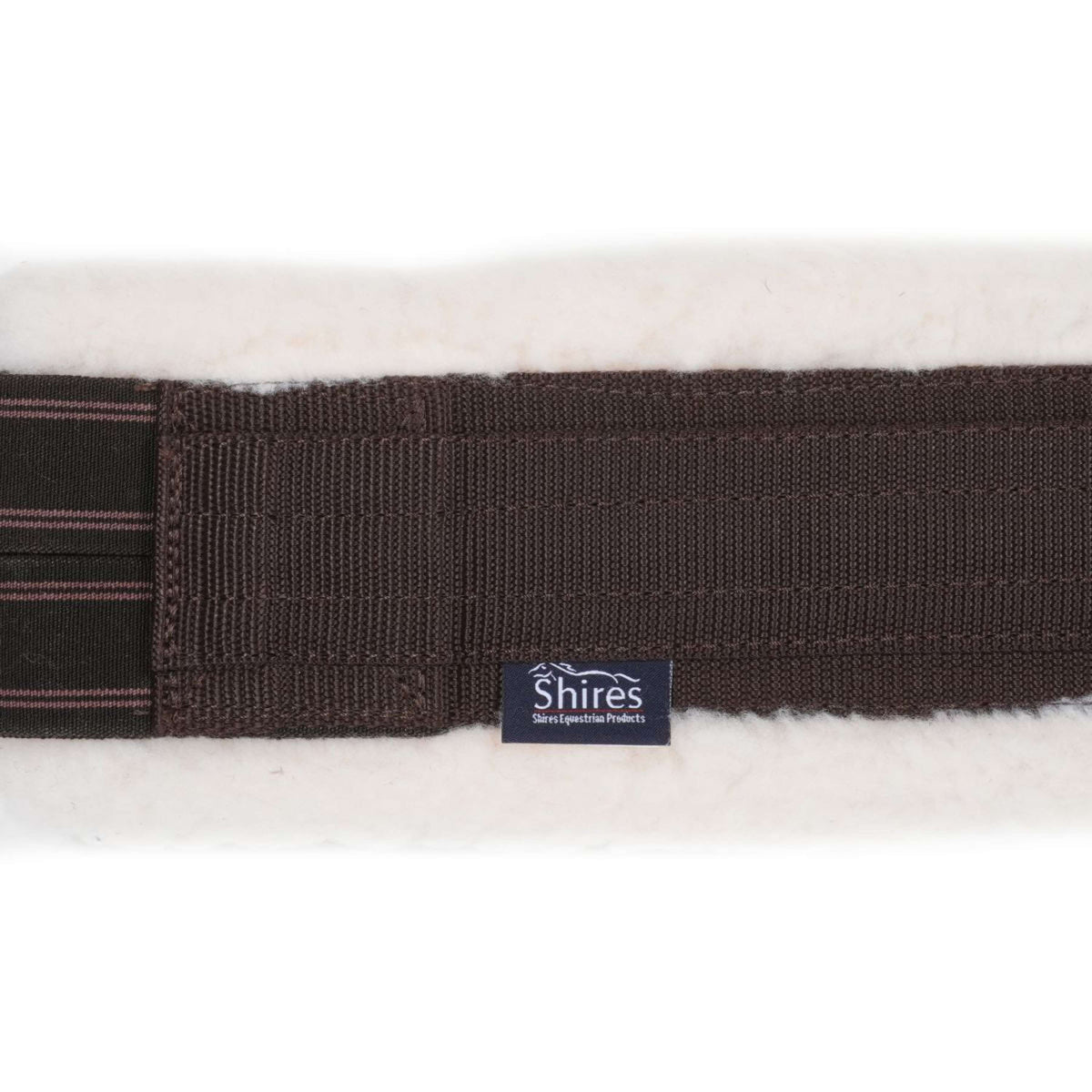 Shires Girth Fleece Lined Brown