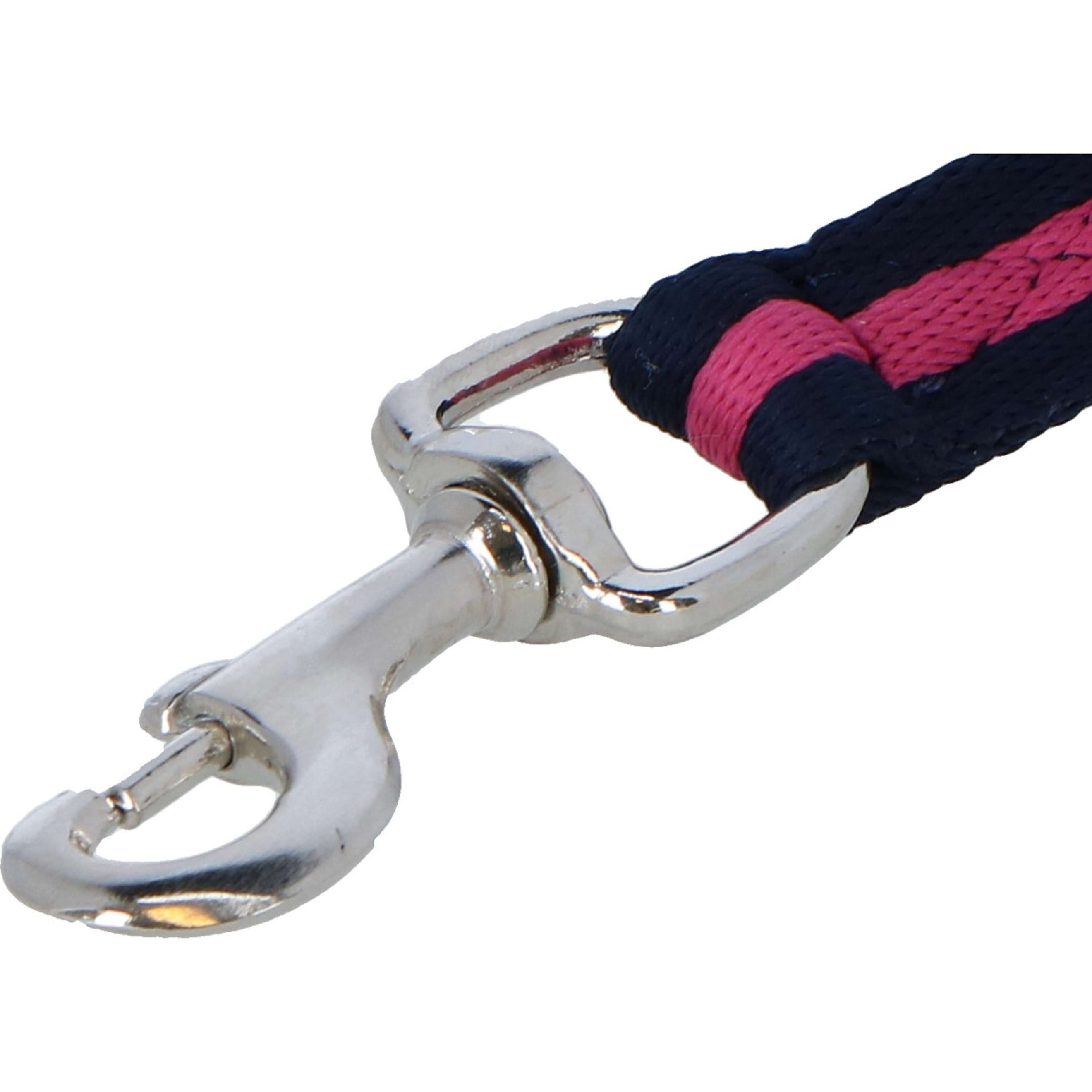 Wessex Soft Lead Rein Navy/Pink