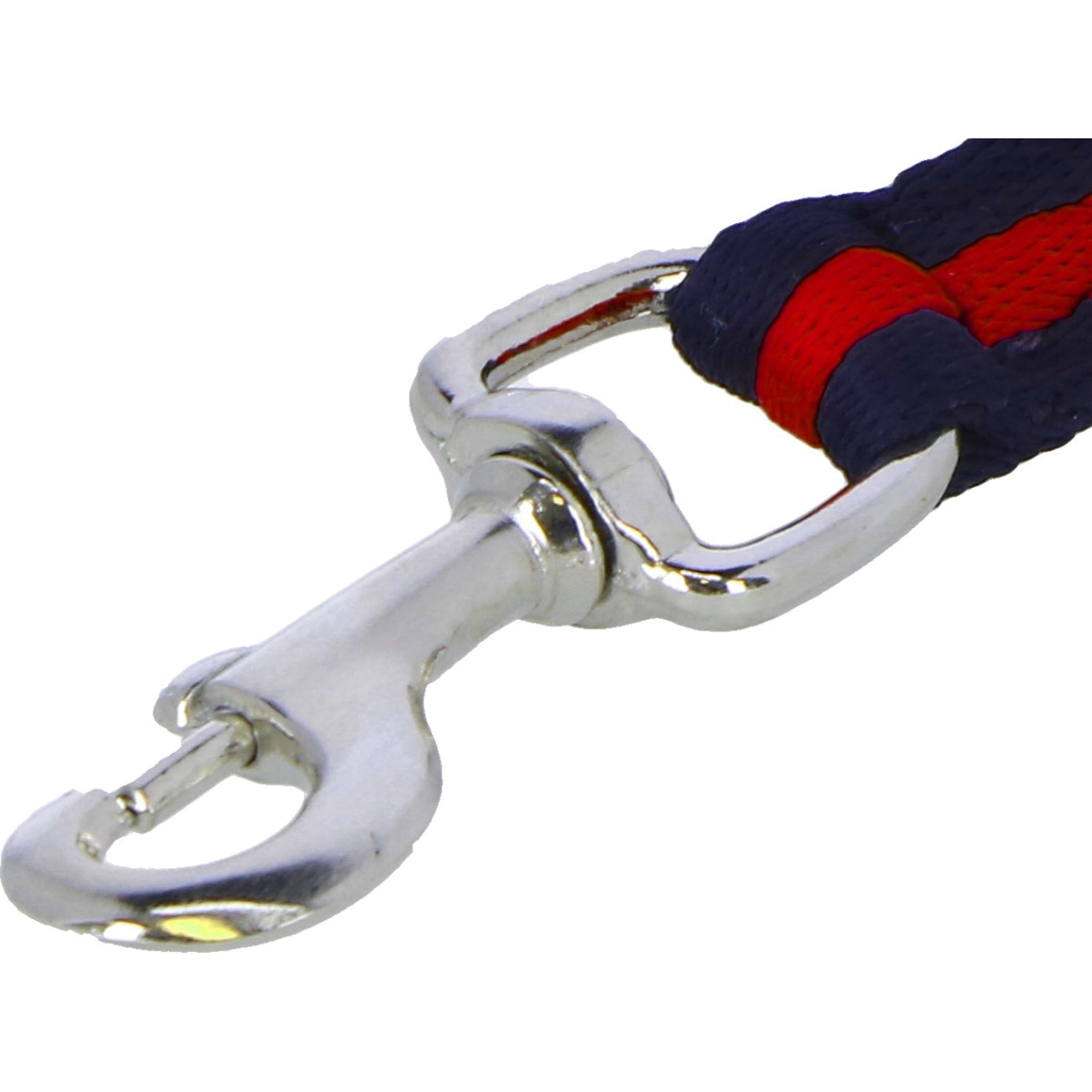 Wessex Soft Lead Rein Navy/Red