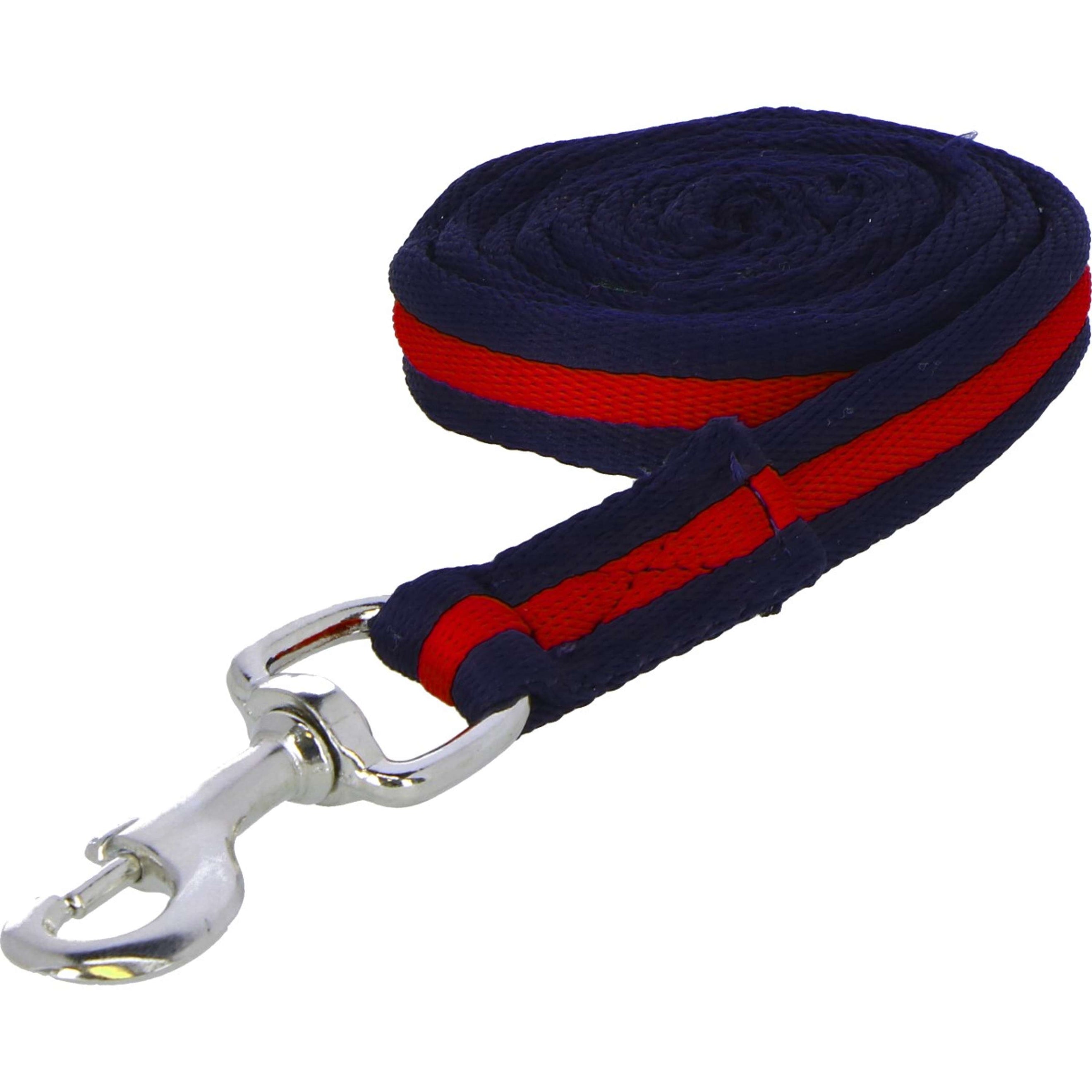 Wessex Soft Lead Rein Navy/Red