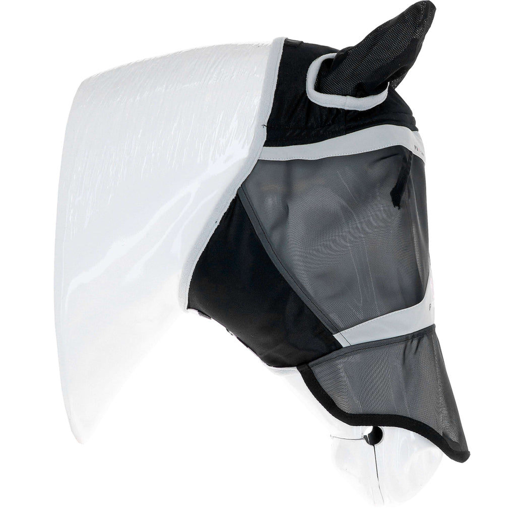 Shires Fly Mask with Ears & Nose Fine Mesh Black