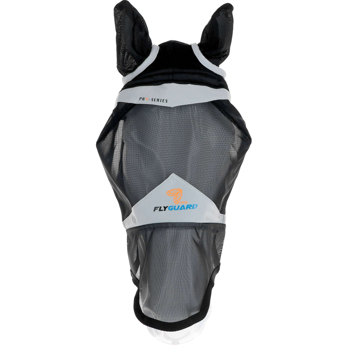 Shires Fly Mask with Ears & Nose Fine Mesh Black