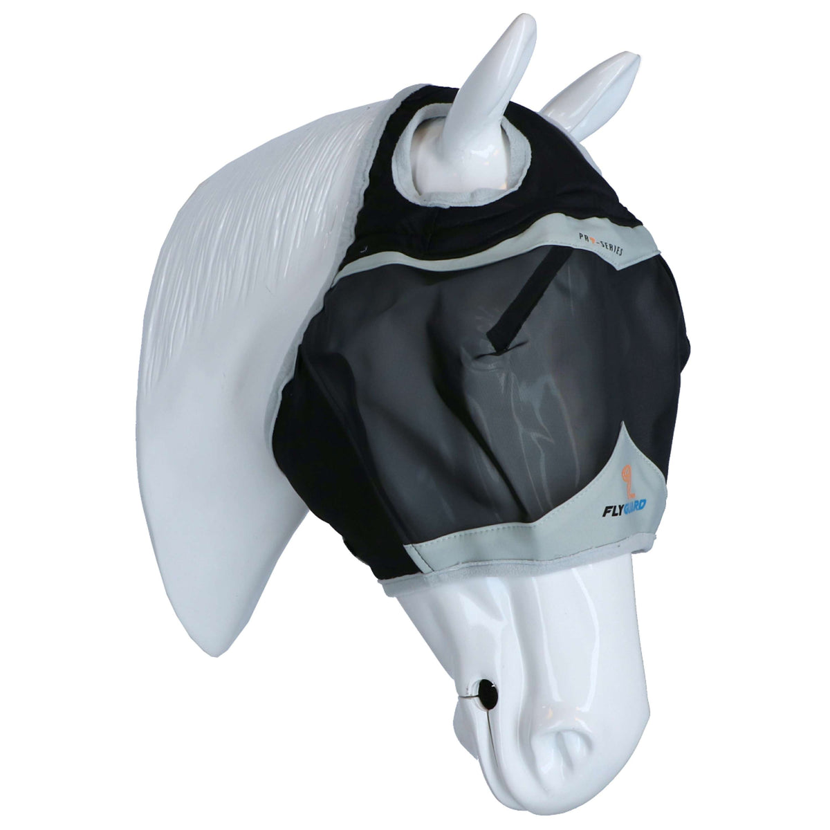 Shires Fly Mask Fine Mesh with Ear Hole Black