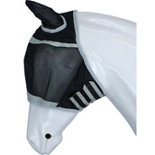 Shires Fly Mask Mesh with Ears Black