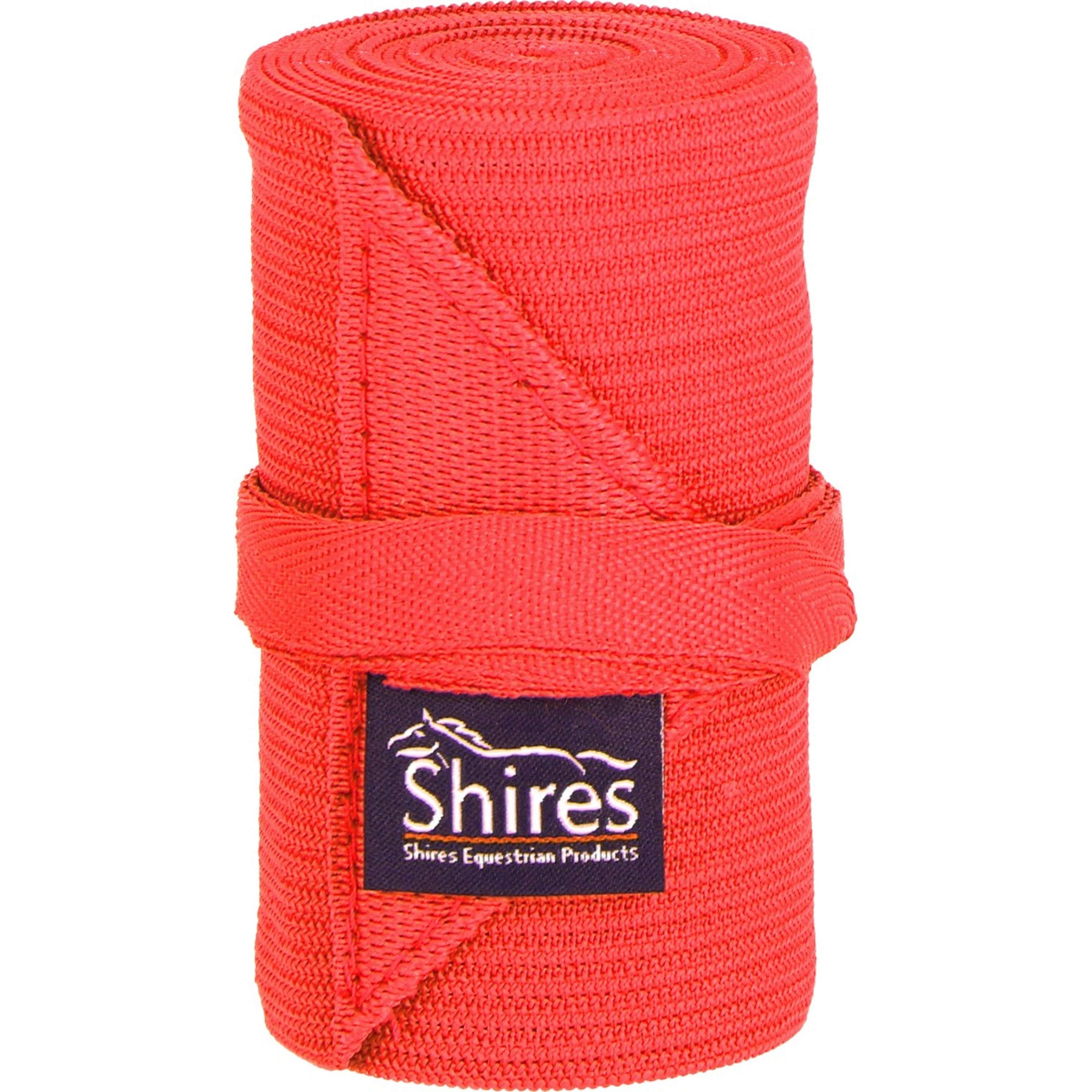 Shires Exercise or Tail Bandage Red