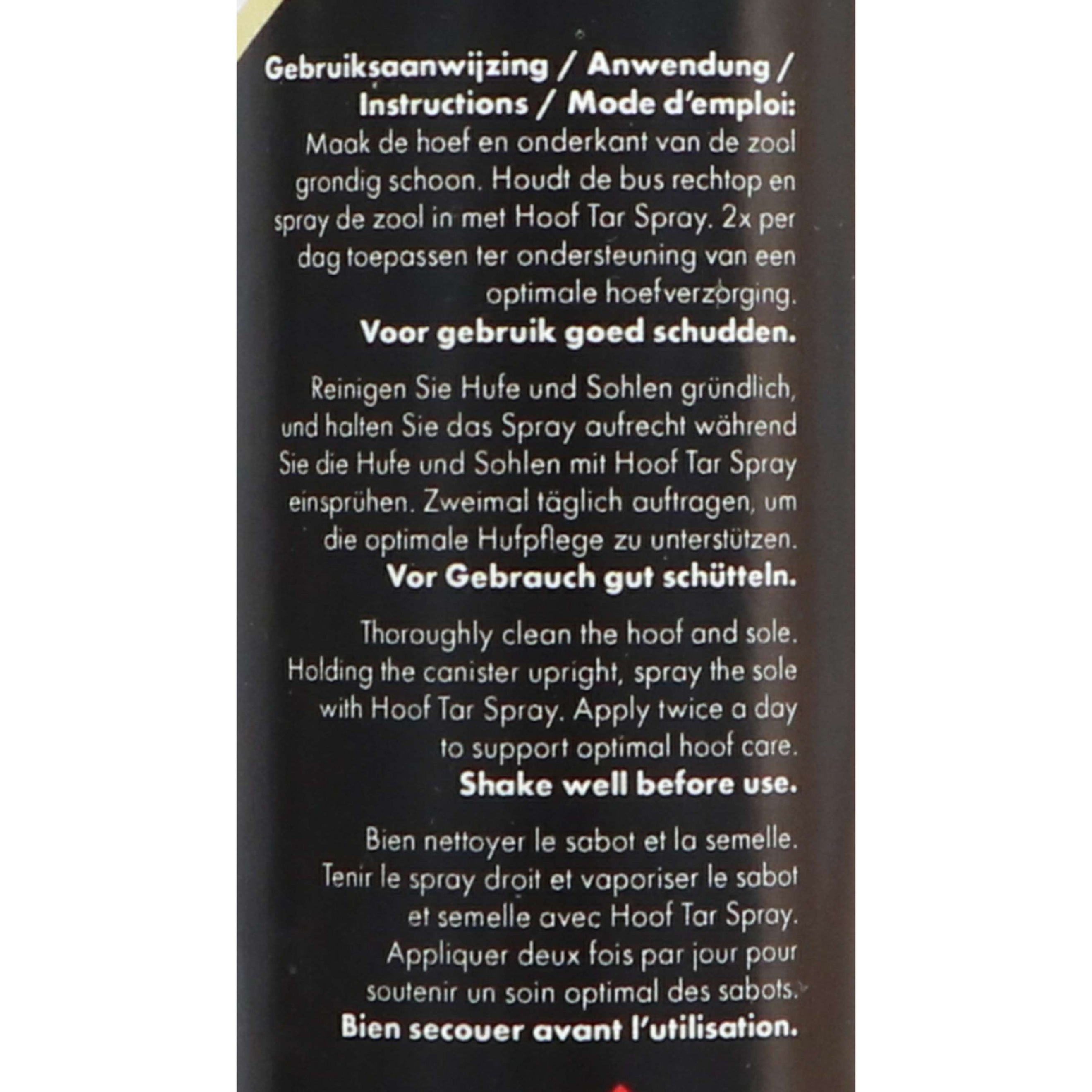 Agradi Hoof Tar Excellent Spray Agradi Hoof Tar Excellent Spray