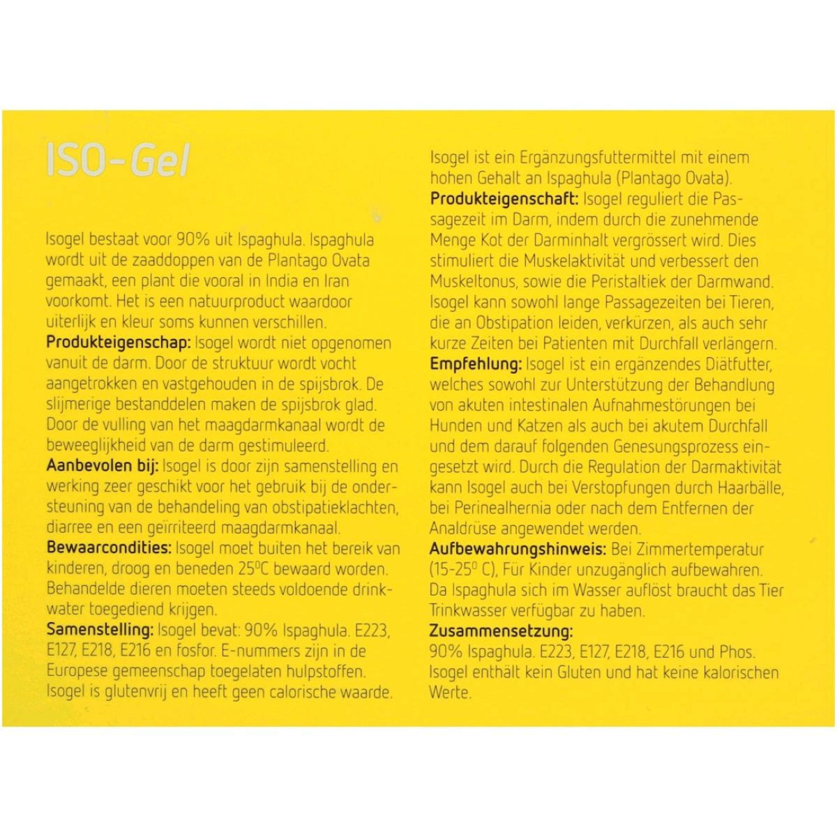 Iso-gel