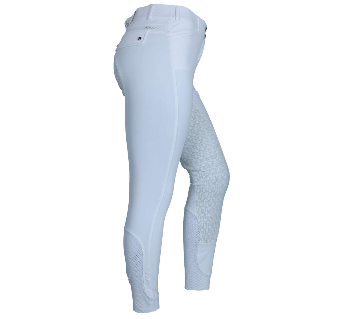 Ariat Breeches Tri Factor Ladies Grip Full Seat White