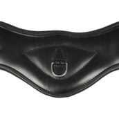 Anky Girth Leather Dressage Anatom. 2-Side Elast. Black