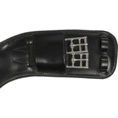 Anky Girth Leather Dressage Anatom. 2-Side Elast. Black