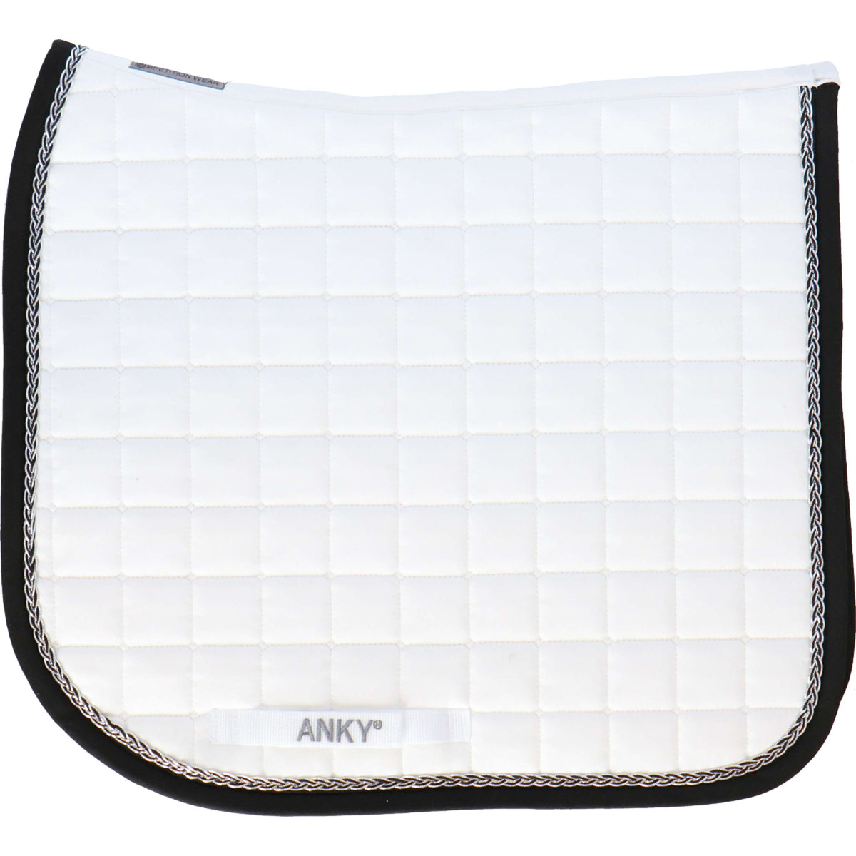 ANKY Saddlepad Braided C-Wear Dressage White/Black