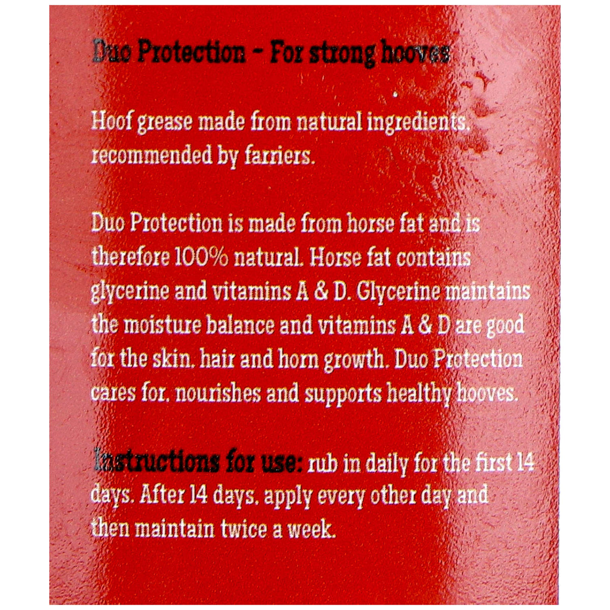 Duo Protection Hoof Grease Horse