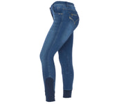 EQUITHÈME Breeches Texas Denim Blue/Beige