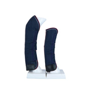 EQUITHÈME Transport Protectors 1200D Marine Blue/Burgundy/White