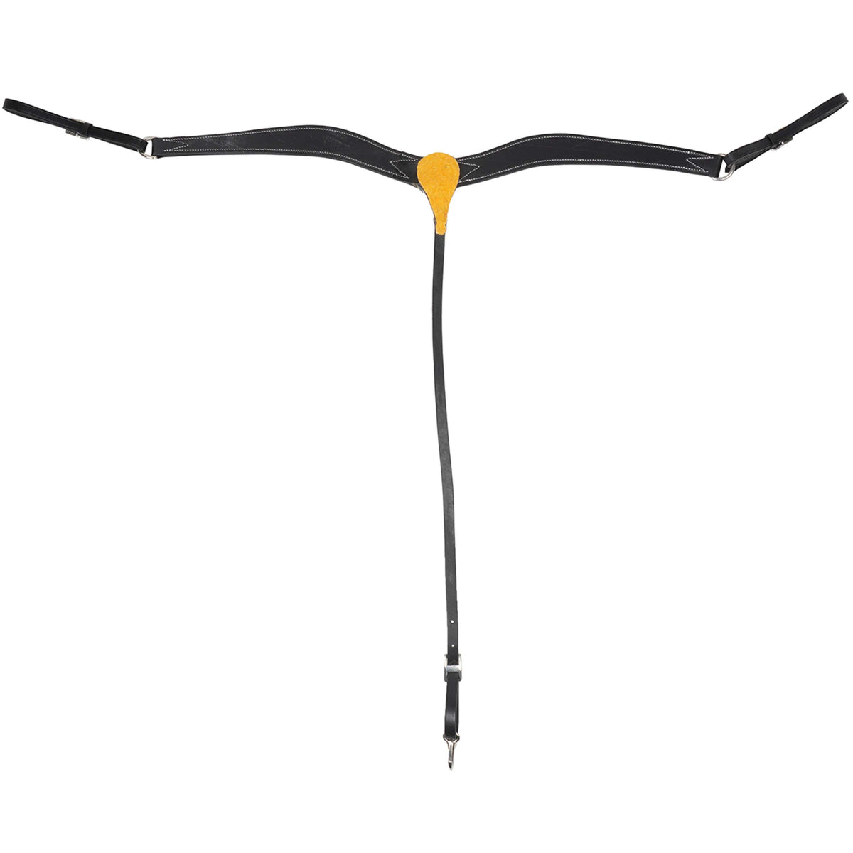 Westride Western Breast Plate Stitched Black