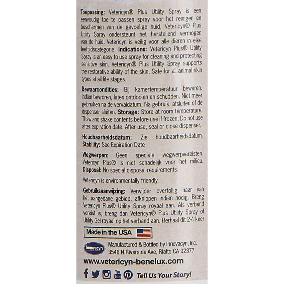 Vetericyn Plus Antimicrobial Wound Spray