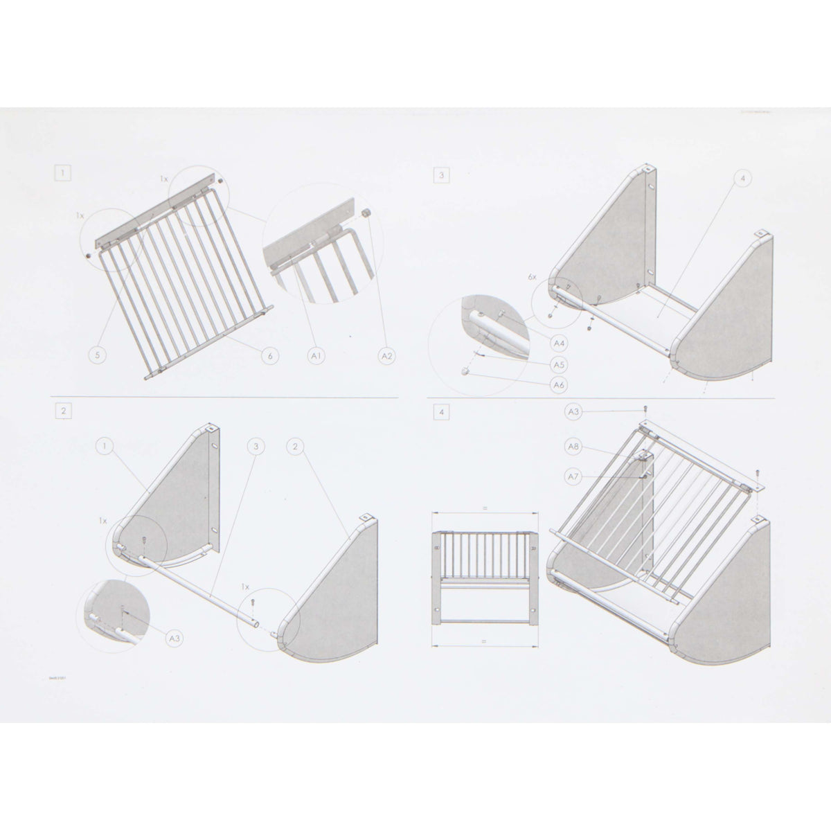 Kerbl Hay Rack with Grid