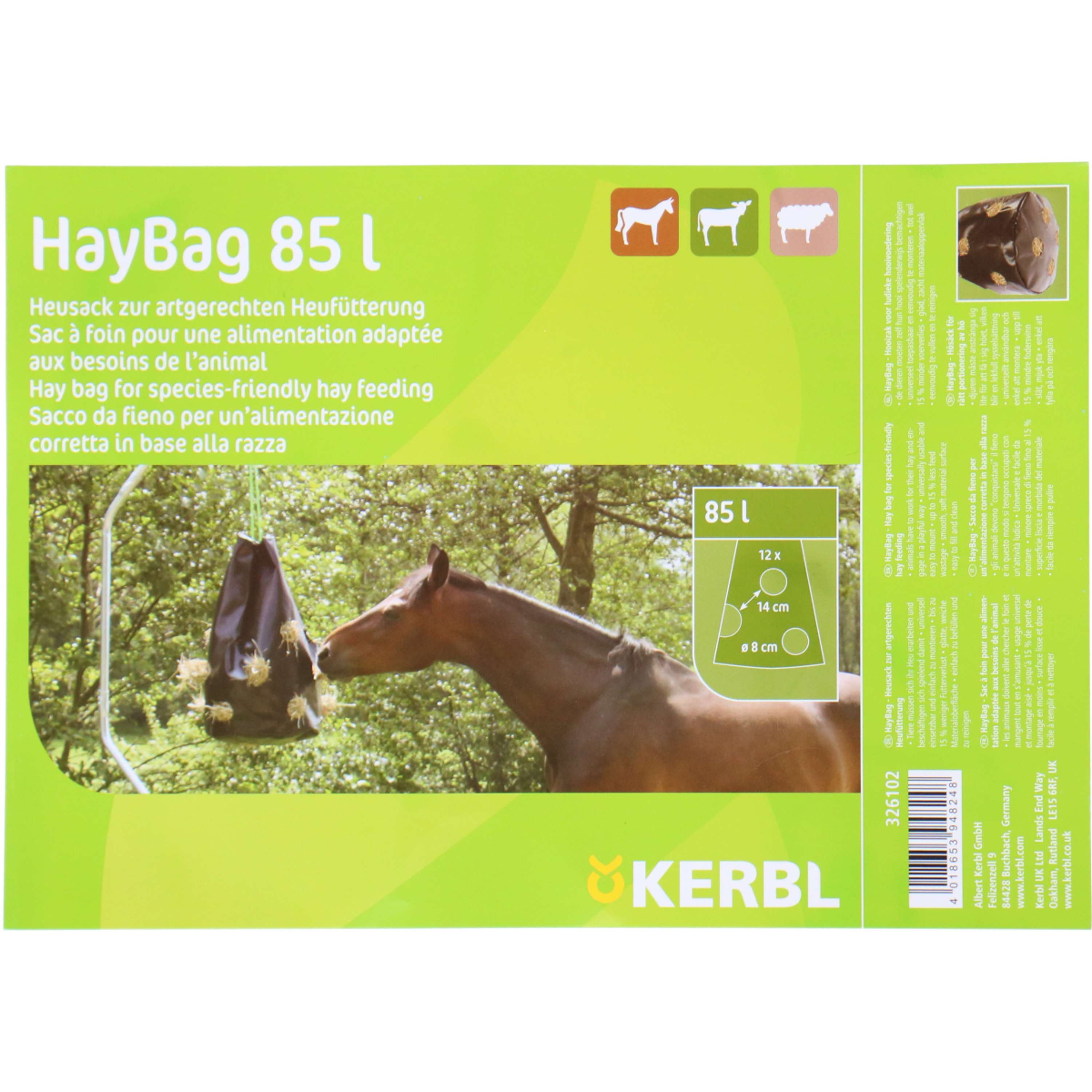 Kerbl Hay Bag Black