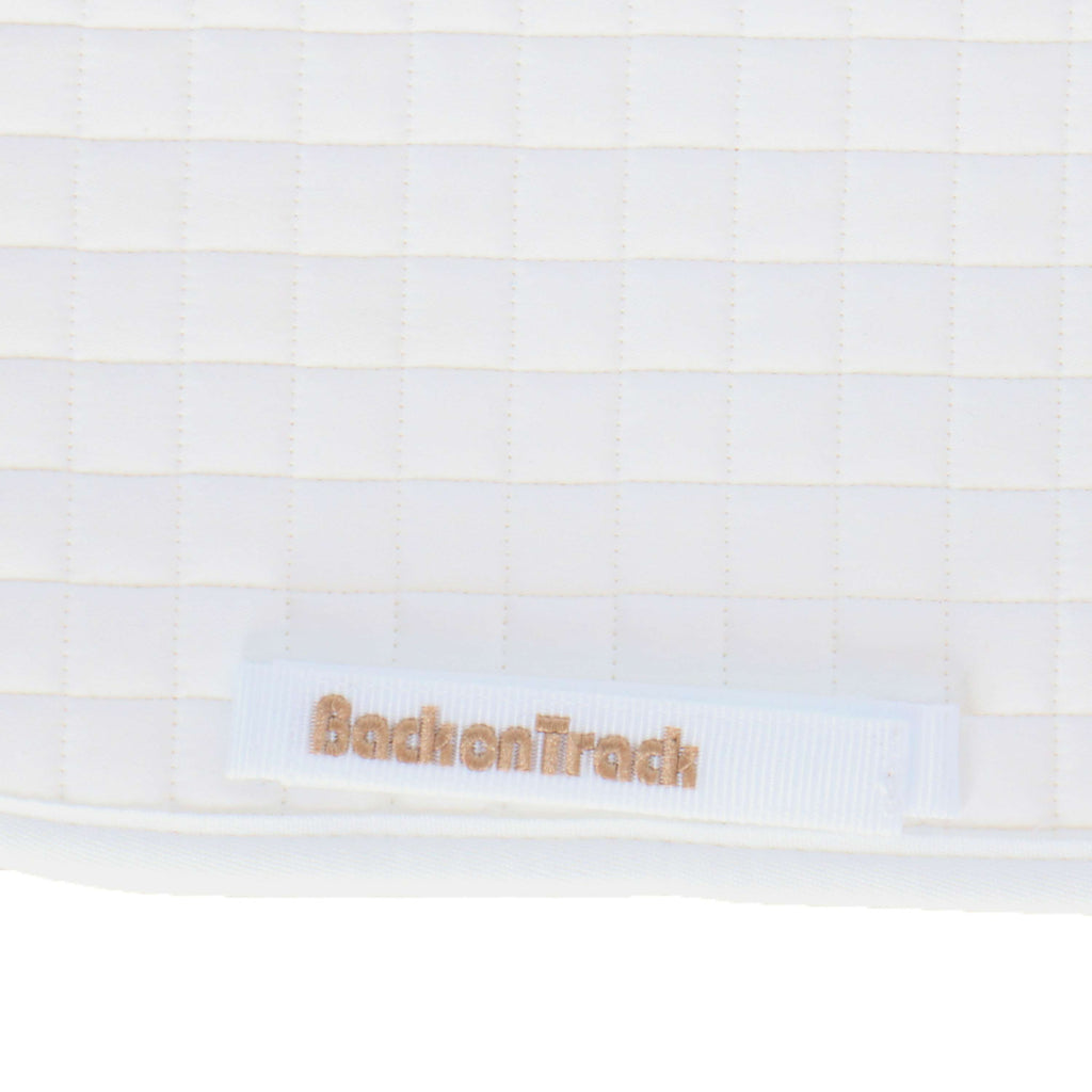 Back on Track Saddlepad Dressage NO. II White