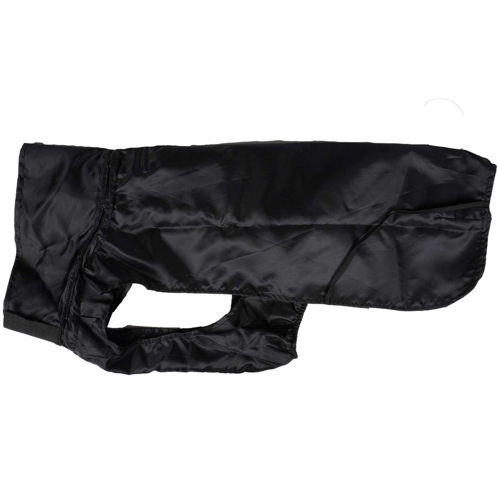 Covalliero Dog Rain Coat Forks Black
