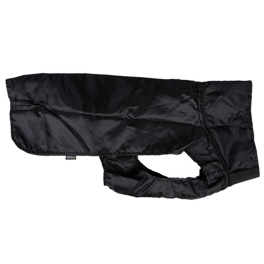 Covalliero Dog Rain Coat Forks Black