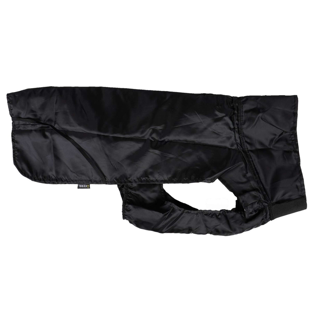 Covalliero Dog Rain Coat Forks Black