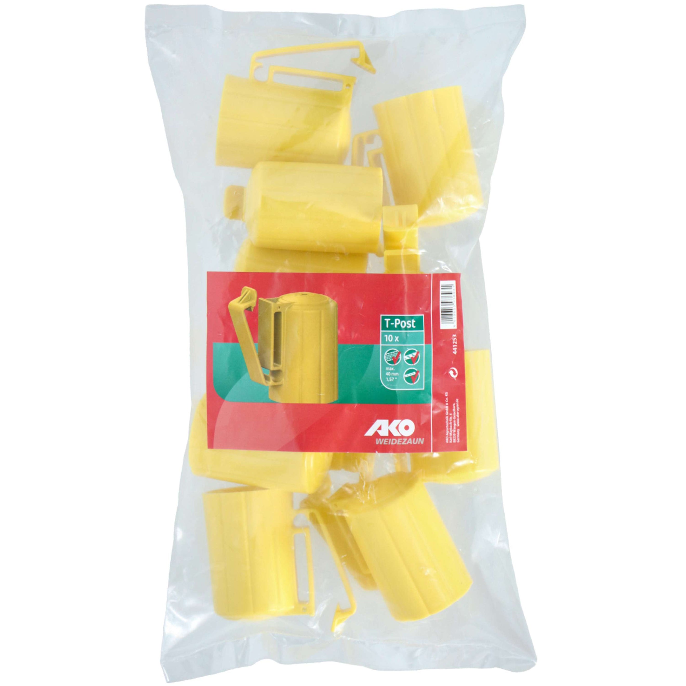 Kerbl Insulator T-Post 10 Pieces Yellow