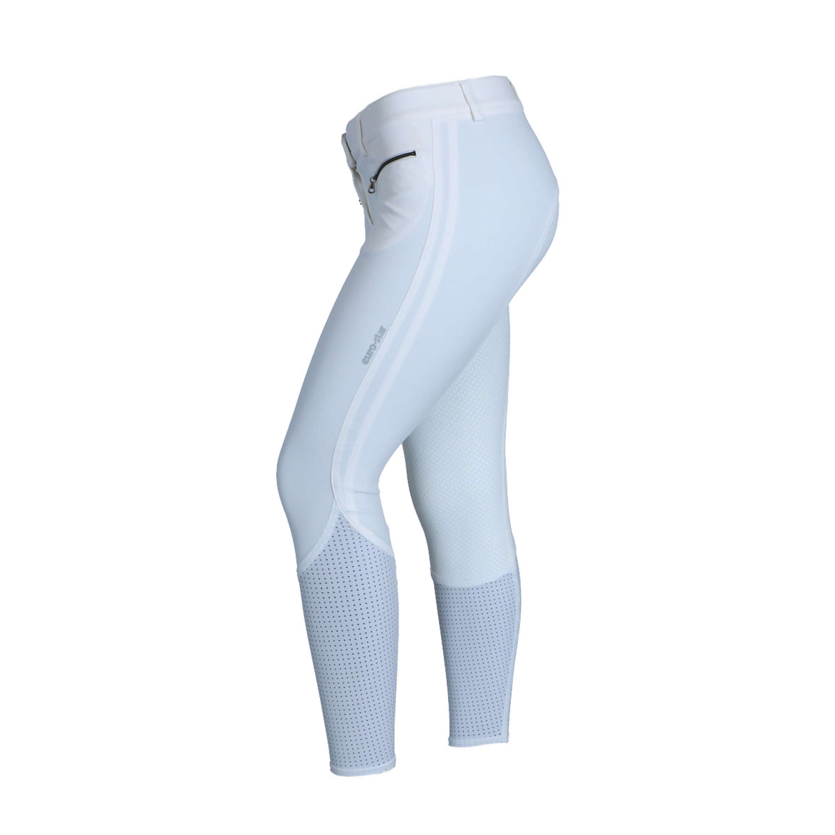 Euro-star Breeches Airflow Full Grip White