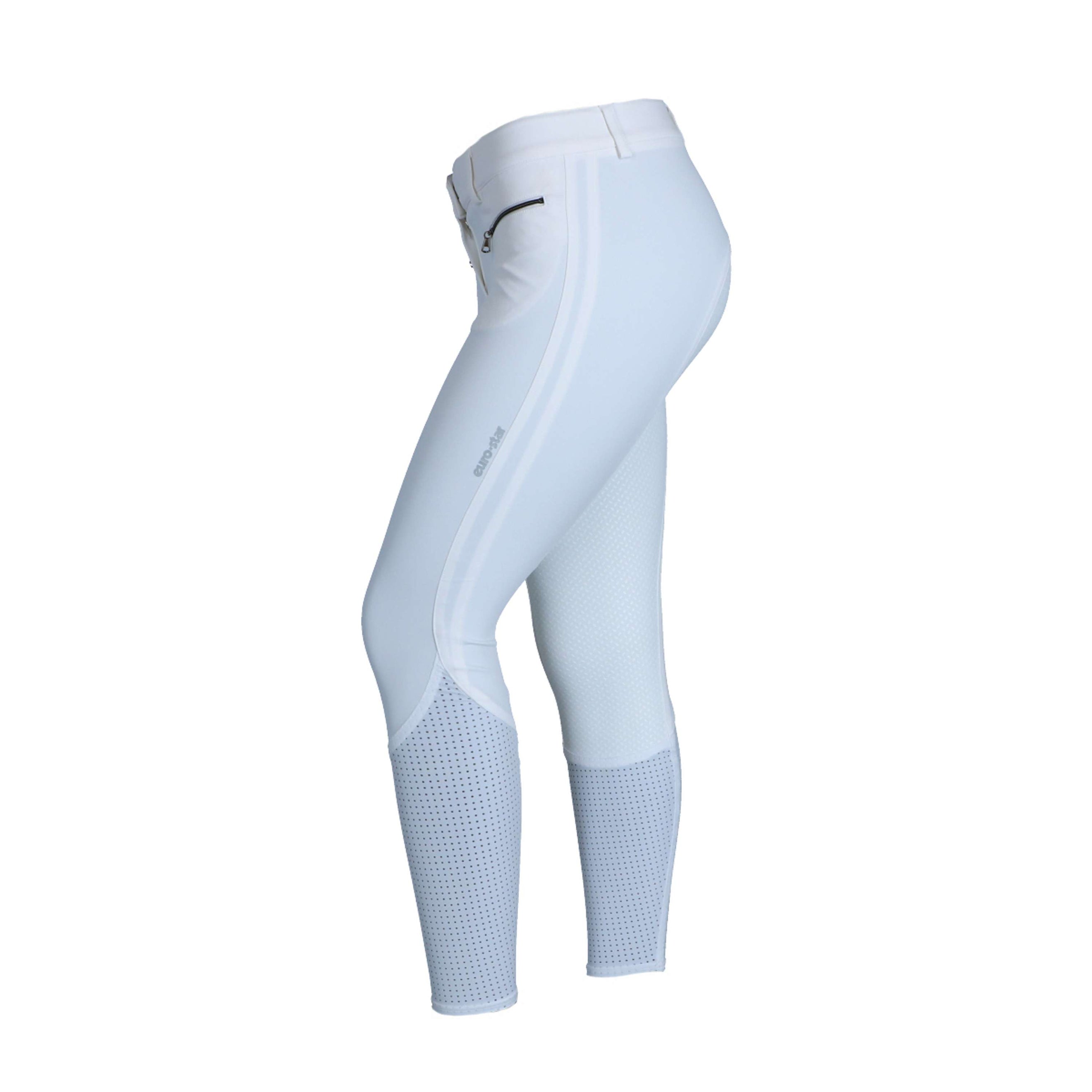 Euro-star Breeches Airflow Full Grip White Euro-star Breeches Airflow Full Grip White