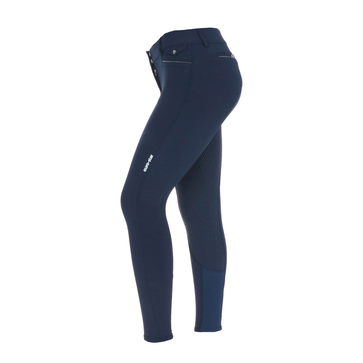 Euro-star Breeches Arielle Full Grip Navy