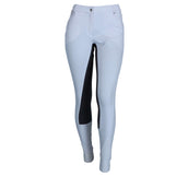 BR Breeches Limerick Siliconen Seat Snow White