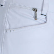 BR Breeches Limerick Siliconen Seat Snow White