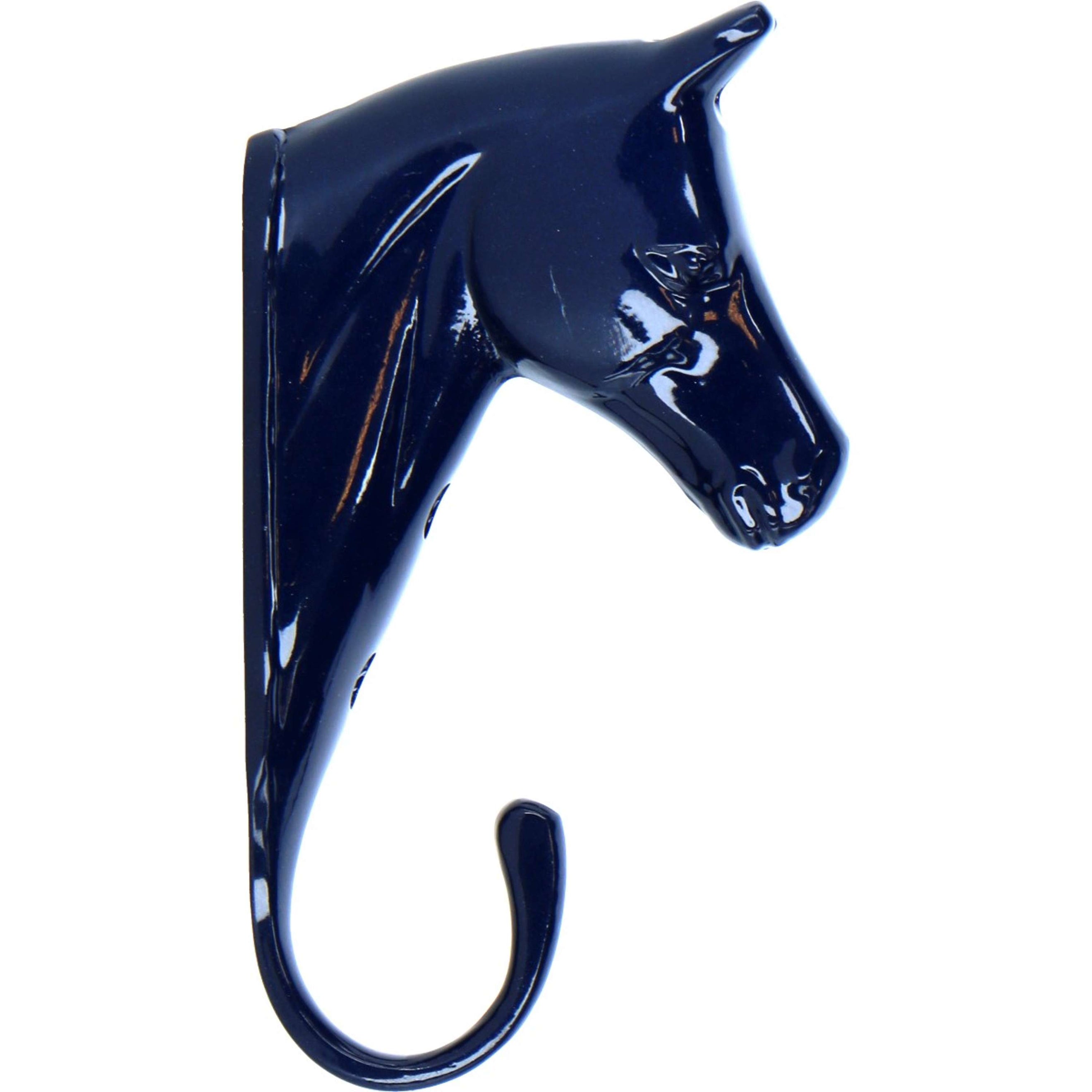 Agradi Bridle Holder Horse Head Navy