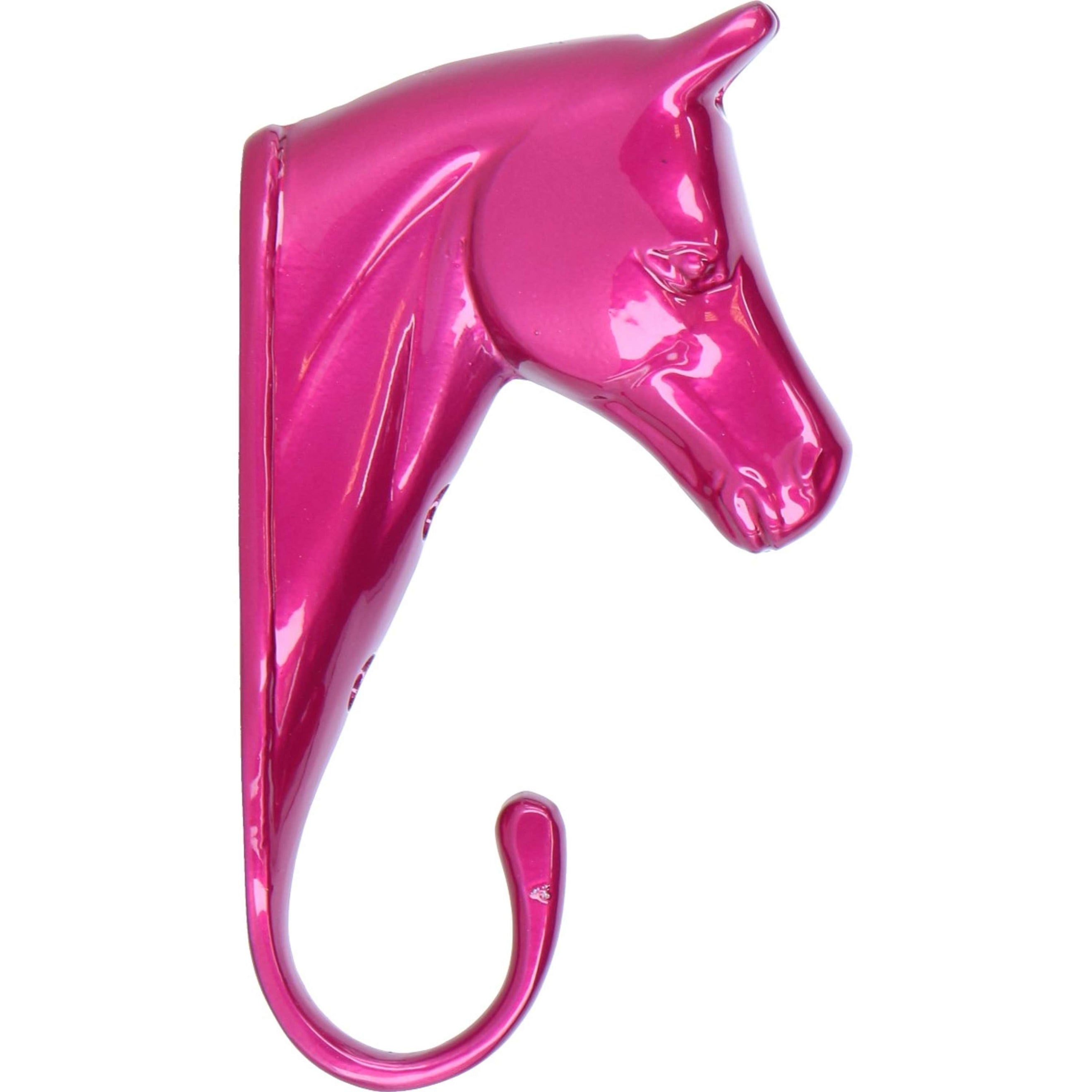 Agradi Bridle Holder Horse Head Pink